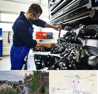 لوازم یدکی اسکانیا در باغستان کرج 