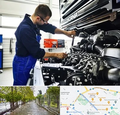 لوازم یدکی اسکانیا در خیابان ارم شیراز 