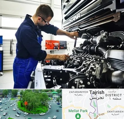 لوازم یدکی اسکانیا در تجریش 