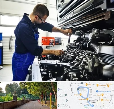 لوازم یدکی اسکانیا در فلکه گاز رشت 