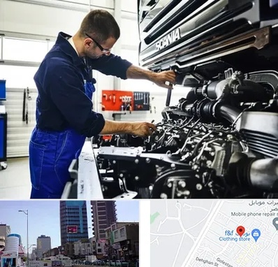 لوازم یدکی اسکانیا در چهارراه طالقانی کرج 