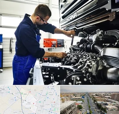 لوازم یدکی اسکانیا در حصارک کرج 