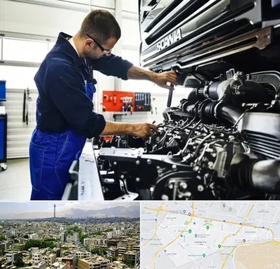 لوازم یدکی اسکانیا در منطقه 8 تهران