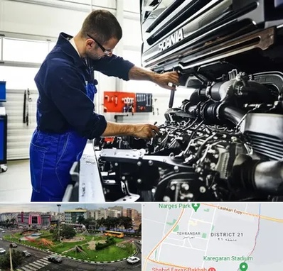 لوازم یدکی اسکانیا در تهرانسر 