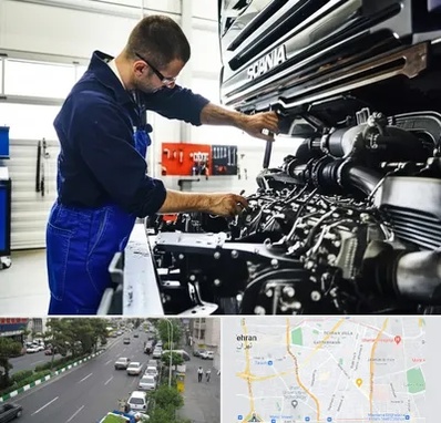 لوازم یدکی اسکانیا در ستارخان 