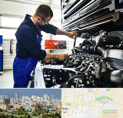 لوازم یدکی اسکانیا در شرق تهران 