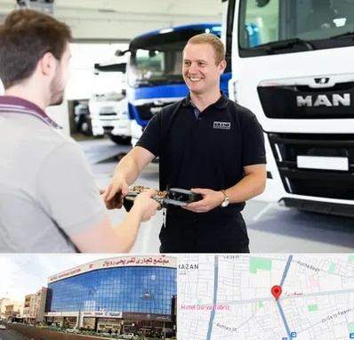 لوازم یدکی مان در نصف راه تبریز 