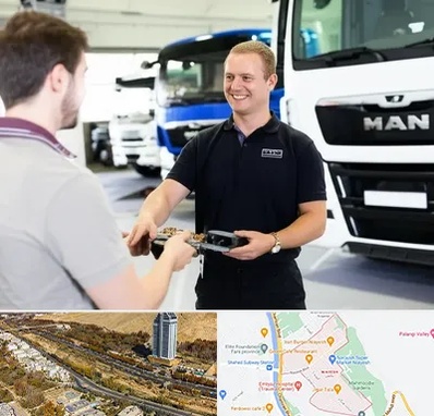 لوازم یدکی مان در خیابان نیایش شیراز 