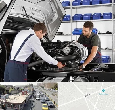 لوازم یدکی ایویکو در خیابان دماوند