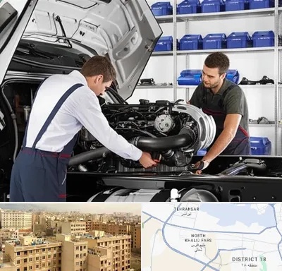 لوازم یدکی ایویکو در جنوب غرب تهران