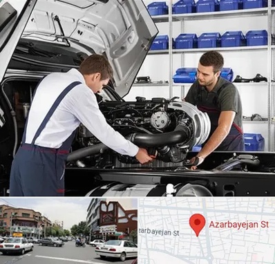 لوازم یدکی ایویکو در خیابان آذربایجان