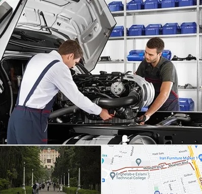 لوازم یدکی ایویکو در بلوار معلم رشت 