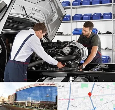 لوازم یدکی ایویکو در نصف راه تبریز 