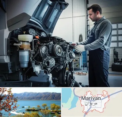 لوازم یدکی داف در مریوان