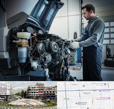 لوازم یدکی داف در مرکز تهران 