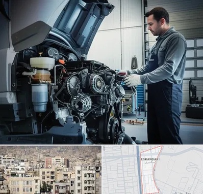 لوازم یدکی داف در اسکندری 