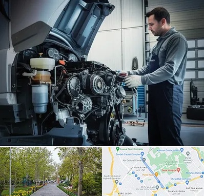 لوازم یدکی داف در قدوسی غربی شیراز 