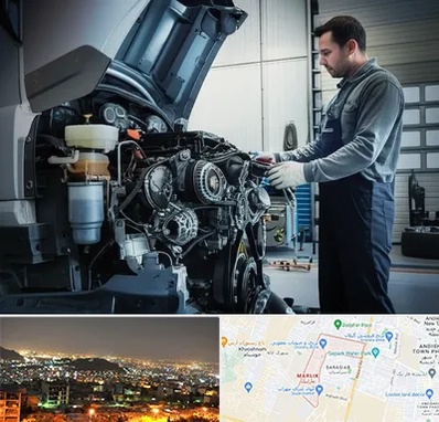 لوازم یدکی داف در مارلیک کرج 