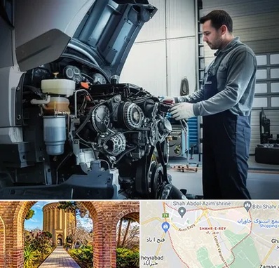 لوازم یدکی داف در شهر ری