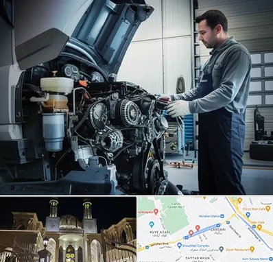 لوازم یدکی داف در زرگری شیراز 