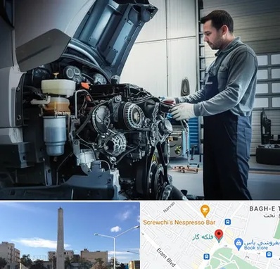 لوازم یدکی داف در فلکه گاز شیراز 