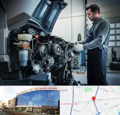 لوازم یدکی داف در نصف راه تبریز 