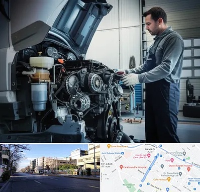 لوازم یدکی داف در خیابان ملاصدرا شیراز 