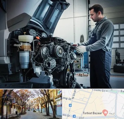 لوازم یدکی داف در تربیت تبریز 