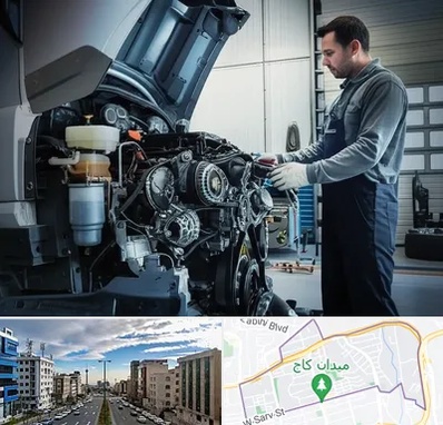 لوازم یدکی داف در سعادت آباد 