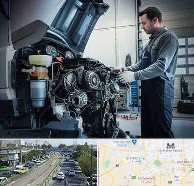 لوازم یدکی داف در جنوب تهران 