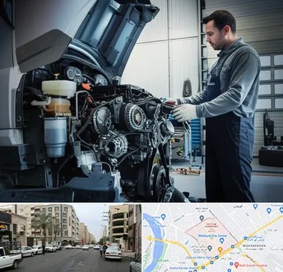 لوازم یدکی داف در زیتون کارمندی اهواز 