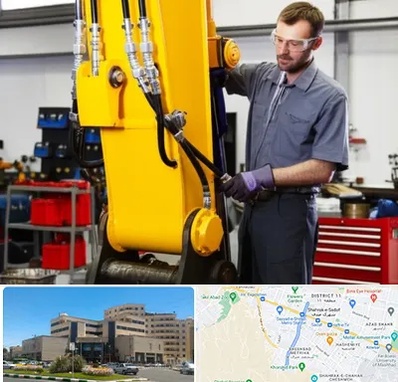 لوازم یدکی بیل مکانیکی در صیاد شیرازی مشهد 