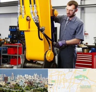 لوازم یدکی بیل مکانیکی در شرق تهران 