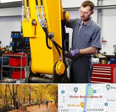 لوازم یدکی بیل مکانیکی در چهارباغ اصفهان 