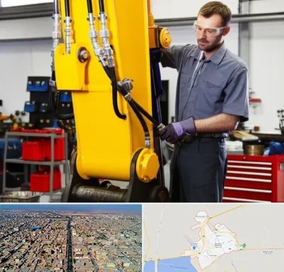 لوازم یدکی بیل مکانیکی در بندر ماهشهر