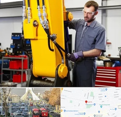 لوازم یدکی بیل مکانیکی در خیابان آزادی 