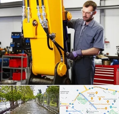 لوازم یدکی بیل مکانیکی در خیابان ارم شیراز 