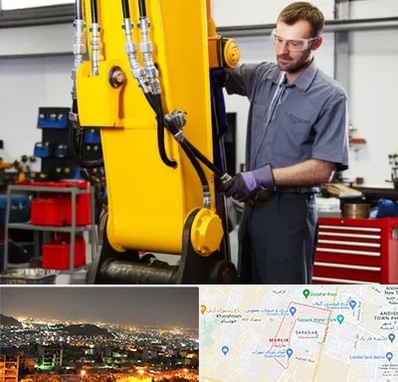 لوازم یدکی بیل مکانیکی در مارلیک کرج 