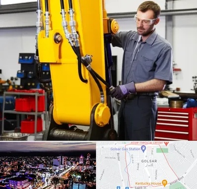 لوازم یدکی بیل مکانیکی در گلسار رشت 