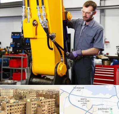 لوازم یدکی بیل مکانیکی در جنوب غرب تهران