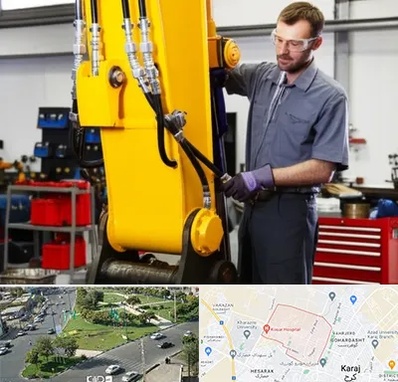 لوازم یدکی بیل مکانیکی در شاهین ویلا کرج 