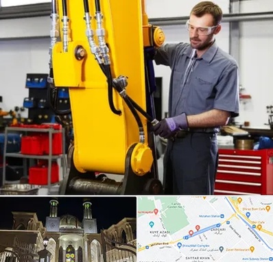 لوازم یدکی بیل مکانیکی در زرگری شیراز 