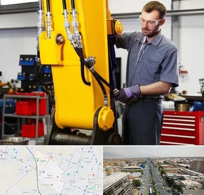 لوازم یدکی بیل مکانیکی در حصارک کرج 