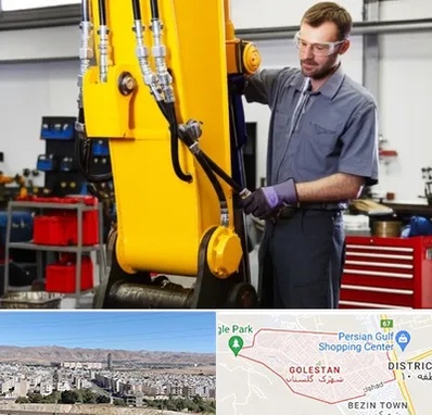 لوازم یدکی بیل مکانیکی در شهرک گلستان شیراز 