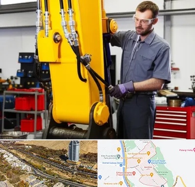 لوازم یدکی بیل مکانیکی در خیابان نیایش شیراز 