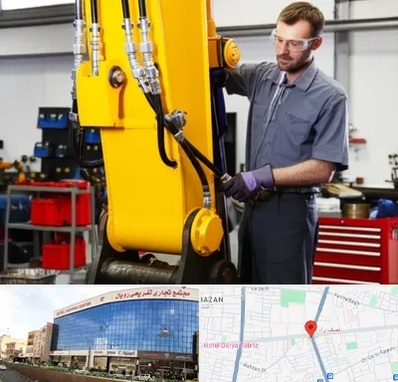 لوازم یدکی بیل مکانیکی در نصف راه تبریز 