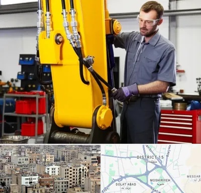 لوازم یدکی بیل مکانیکی در جنوب شرق تهران