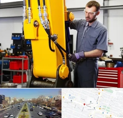 لوازم یدکی بیل مکانیکی در بلوار معلم مشهد 