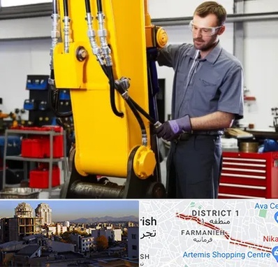 لوازم یدکی بیل مکانیکی در فرمانیه 