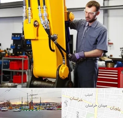 لوازم یدکی بیل مکانیکی در میدان خراسان